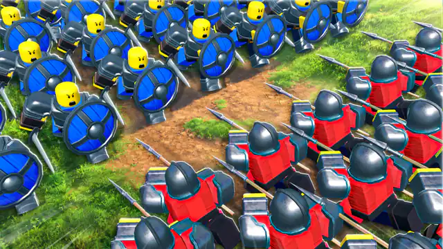 Official Command An Army artwork showing massed troops advancing on the battlefield