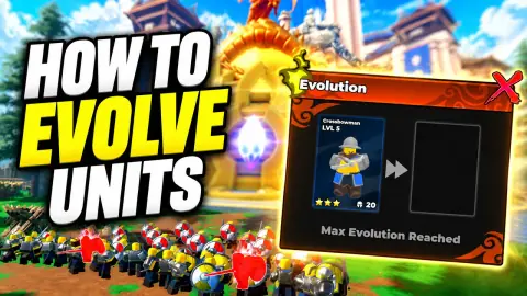 HOW TO EVOLVE UNITS in COMMAND AN ARMY Roblox